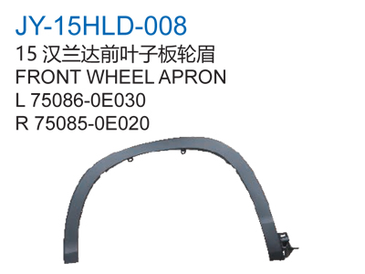 15汉兰达前叶子板轮眉