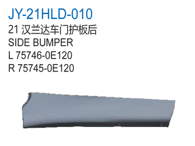 21汉兰达车门护板后