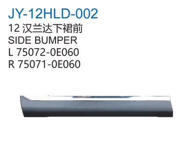 12汉兰达下裙前